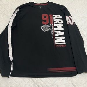Armani Exchange Tshirt | Long-sleeved, regular fit T-shirt Men’s